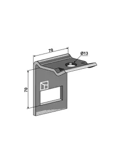 1.HH17-3521 NOSAC S OPRUGE COBRE ZA RAM 60X60 OPRUGA 45X10 IND