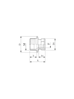 2452065 REDUCIR 1 1/2" M NA 1 1/4" ARG